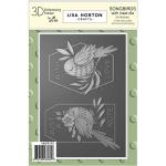 Lisa Horton 3D Embossing Folder & Die Combo - Songbirds [LHCEF270] - ON SALE!