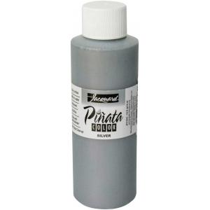 Jacquard Pinata Color Alcohol Ink 4oz Bottle - Silver