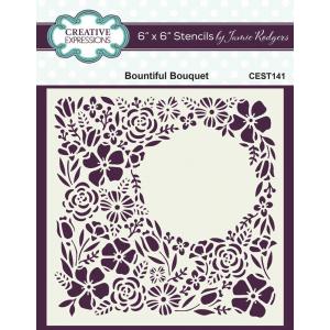 Jamie Rodgers Stencil - Bountiful Bouquet [CEST141]