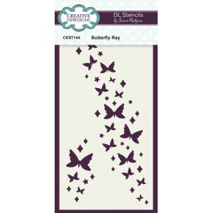 Jamie Rodgers Stencil - Butterfly Ray [CEST144]