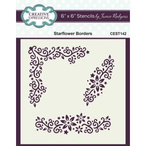 Jamie Rodgers Stencil - Starflower Borders [CEST142]