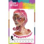Jane Davenport 6" x 8" Clear Stamp Set - Facetime [CEJDSC030]