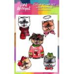 Jane Davenport 6" x 8" Clear Stamp Set - Merry Cutemas [CEJDCS025]