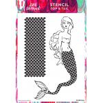 Jane Davenport 8" x 12" Stencil - Top & Tail [CEJDST006]