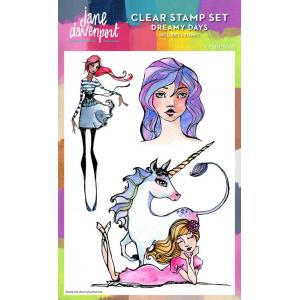 Jane Davenport A5 Clear Stamp Set - Dreamy Days [CEJDCS003]