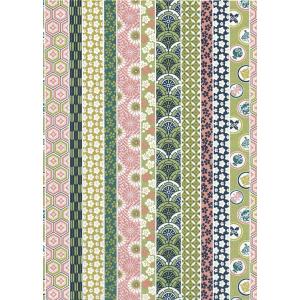 Japanese Chiyogami Paper With Metallic Accents [CHY1041]
