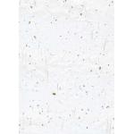 Japanese Kingin Tissue Paper With Metallic Accents - White [RYN1013] - ON SALE!