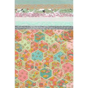 Japanese Paper Assortment - 6" x 6" - Pastel 1