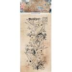 Jenine's Mindful Art Feelings Of Freedom Collection - Clear Stamp - Script Strelitzia [JMA-FOF-STAMP420]