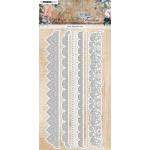 Jenine's Mindful Art Feelings Of Freedom Collection - Cutting & Embossing Die - Lace Border Set [JMA-FOF-CD515]