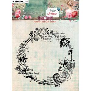 Jenine's Mindful Art Sending You Love Collection - Clear Stamp - Flower Circle Frame [JMA-SYL-STAMP796]