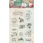 Jenine's Mindful Art Sending You Love Collection - Clear Stamp Set - Romantic Elements [JMA-SYL-STAMP799]