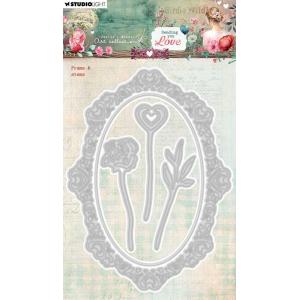 Jenine's Mindful Art Sending You Love Collection - Cutting Dies - Frame & Stems [JMA-SYL-CD962]