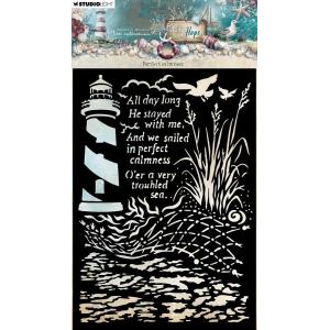 Jenine's Mindful Art Tide Of Hope Collection - Stencil - Perfect Calmness [JMA-TH-MASK391]