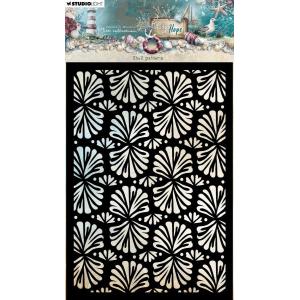 Jenine's Mindful Art Tide Of Hope Collection - Stencil - Shell Pattern [JMA-TH-MASK392]