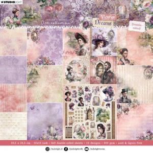 Jenine's Mindful Art Victorian Dreams Collection - 12" x 12" Paper Pad [JMA-VD-DPP138]