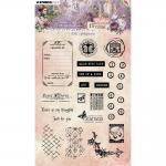 Jenine's Mindful Art Victorian Dreams Collection - Clear Stamp Set - ATC Embellishments [JMA-VD-STAMP611]