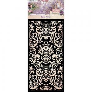 Jenine's Mindful Art Victorian Dreams Collection - Stencil - Royal Pattern [JMA-VD-MASK266]