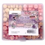 Jenine's Mindful Art Victorian Dreams Collection - Wax Beads - Antiques & Pinks [JMA-VD-WAX13]