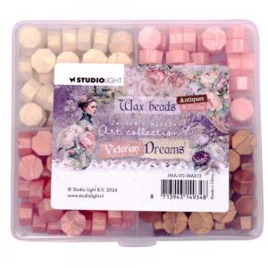 Jenine's Mindful Art Victorian Dreams Collection - Wax Beads - Antiques & Pinks [JMA-VD-WAX13]