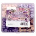 Jenine's Mindful Art Victorian Dreams Collection - Wax Beads - Purples & Gold [JMA-VD-WAX14]