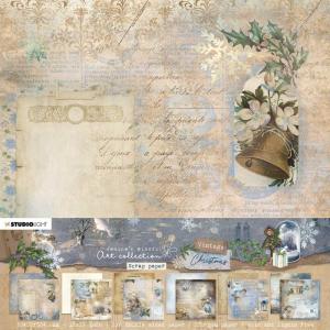 Jenine's Mindful Art Vintage Christmas Collection - 12" x 12" Scrap Paper Pack [JMA-VC-PS37]