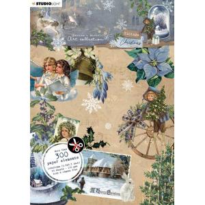 Jenine's Mindful Art Vintage Christmas Collection - Die Cut Block [JMA-VC-DCB64]