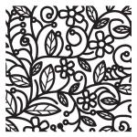 Joggles 6" x 6" Stencil - All Over Floral [57491]
