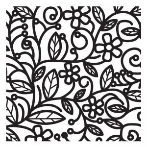 Joggles 6" x 6" Stencil - All Over Floral [57491]