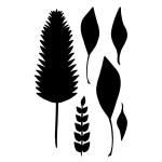 Joggles / Margaret Applin Designs 6" x 9" Stencil/Mask Combo - Flora & Fronds #10 [33826] - ON SALE!