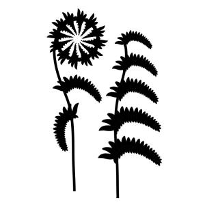 Joggles / Margaret Applin Designs 6" x 9" Stencil/Mask Combo - Flora & Fronds #13 [33829]