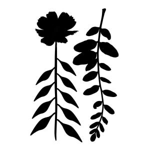 Joggles / Margaret Applin Designs 6" x 9" Stencil/Mask Combo - Flora & Fronds #14 [33830]