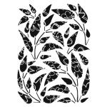 Joggles Stencils - Floral Textured Leaves [57505]