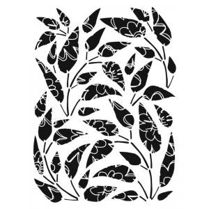 Joggles Stencils - Floral Textured Leaves [57505]
