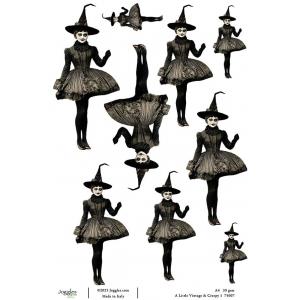 Joggles A4 Rice Paper - A Little Vintage & Creepy 1 [75007]