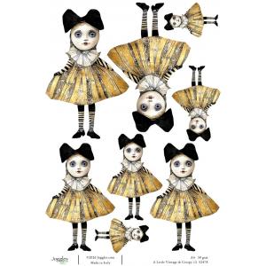Joggles A4 Rice Paper - A Little Vintage & Creepy #12 [52478]