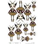 Joggles A4 Rice Paper - A Little Vintage & Creepy #13 [52479]