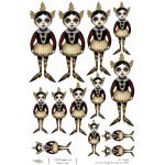 Joggles A4 Rice Paper - A Little Vintage & Creepy #15 [52481]