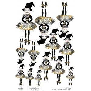 Joggles A4 Rice Paper - A Little Vintage & Creepy #16 [52482]