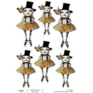 Joggles A4 Rice Paper - A Little Vintage & Creepy 3 [75009]