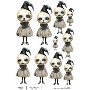 Joggles A4 Rice Paper - A Little Vintage & Creepy 6 [75012]
