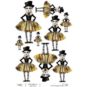 Joggles A4 Rice Paper - A Little Vintage & Creepy 7 [75013]