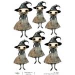 Joggles A4 Rice Paper - A Little Vintage & Creepy 8 [75014]