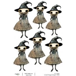 Joggles A4 Rice Paper - A Little Vintage & Creepy 8 [75014]