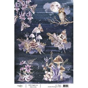 Joggles A4 Rice Paper - Autumn Evening #4 [74243]