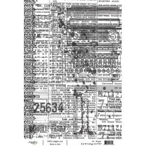Joggles A4 Rice Paper - B&W Collage #4 [57707]