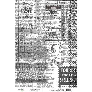 Joggles A4 Rice Paper - B&W Collage #5 [57708]