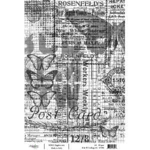 Joggles A4 Rice Paper - B&W Collage #2 [57390]