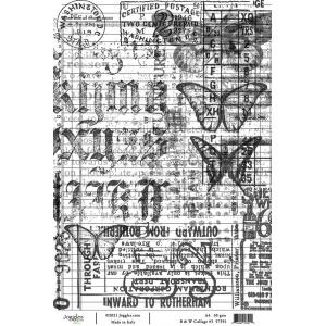 Joggles A4 Rice Paper - B&W Collage #3 [57391]