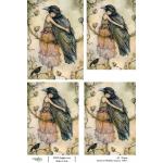 Joggles A4 Rice Paper - Fairies & Warblers - Aurora [75017]